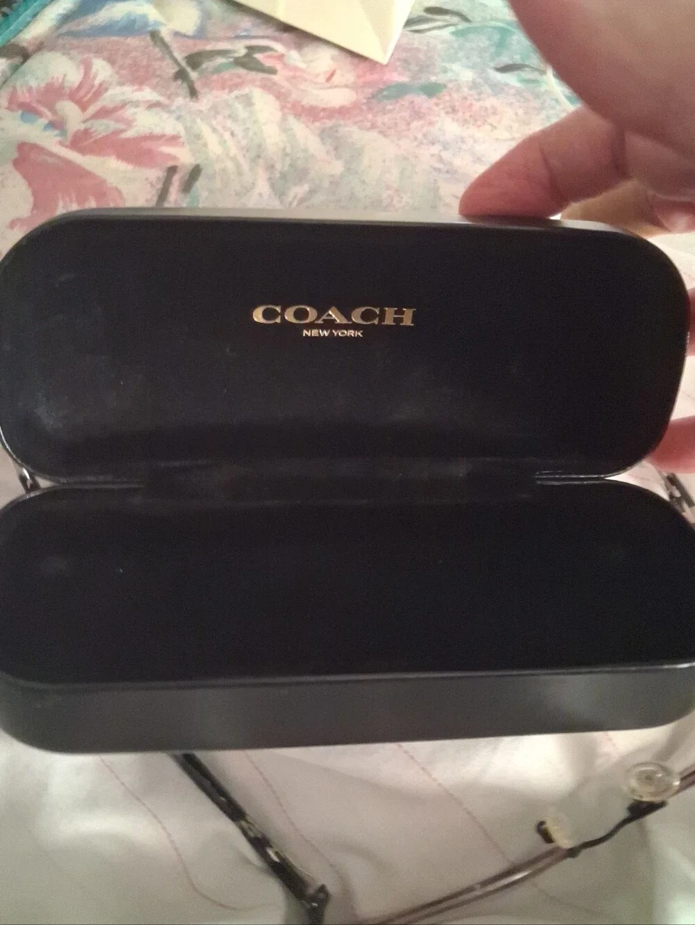 Coach Black and Tortoiseshell Women's Eyeglass Frames